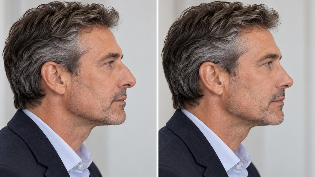 Rinoplastia masculina a los 40 o 50 años: por qué el rostro maduro cambia la planificación Rinoplastia masculina a los 40 o 50 años: por qué el rostro maduro cambia la planificación